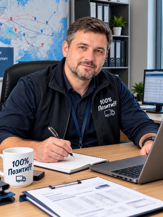 Эдуард, диспетчер транспортной компании 100% Позитиff