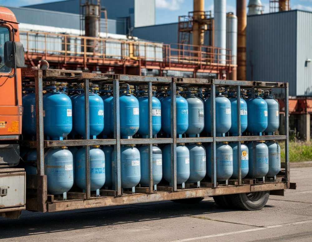 Перевозка газовых баллонов