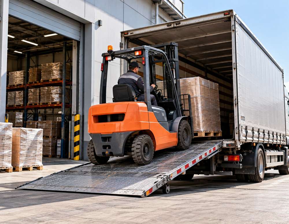 Перевозка вилочного погрузчика