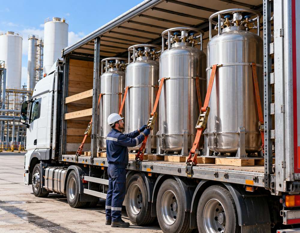 Перевозка криогенных сосудов и жидкого азота